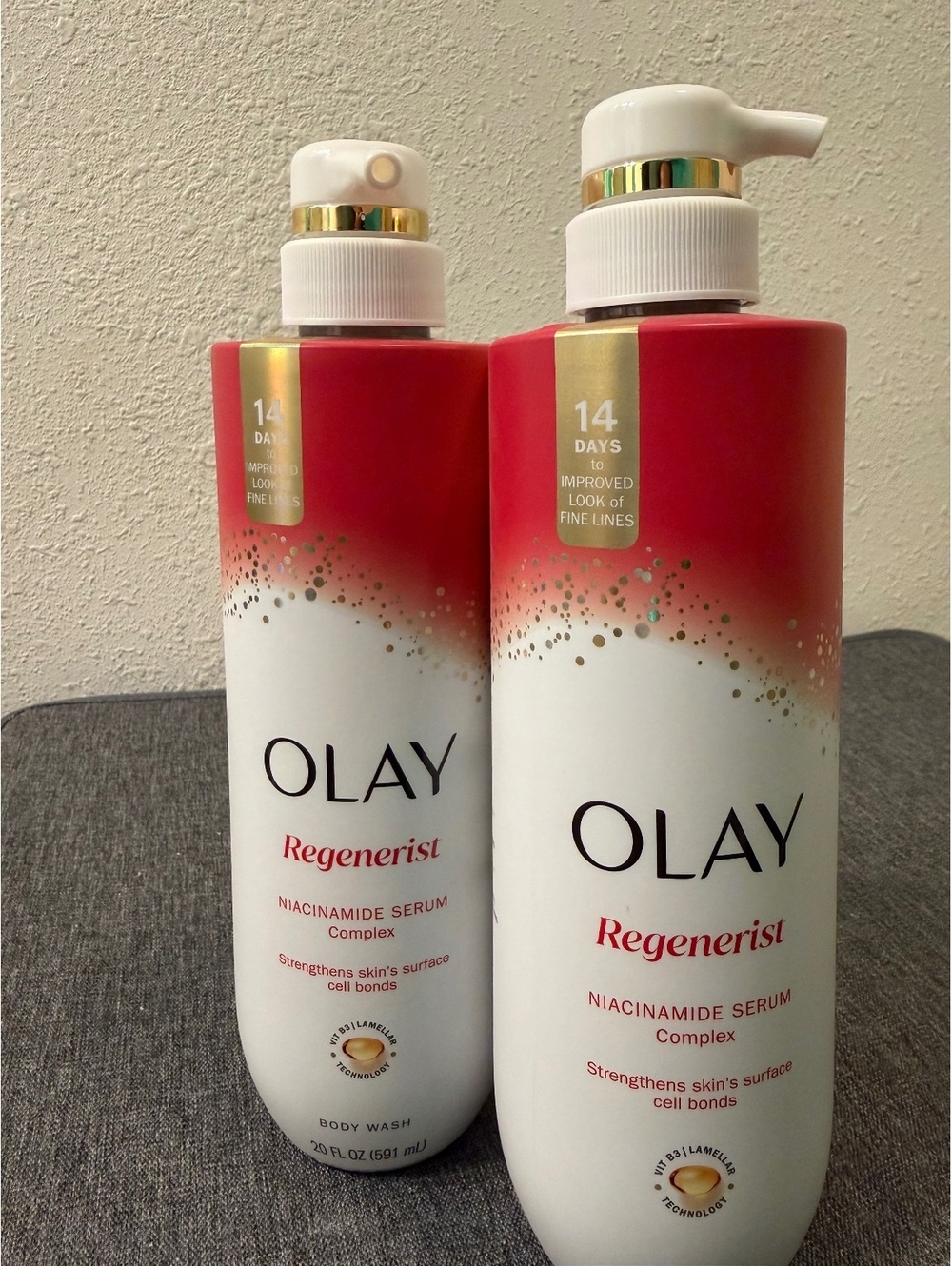 Olay Regenerist Niacinamide Serum Complex Body Wash 20 fl oz. - 2 Pack